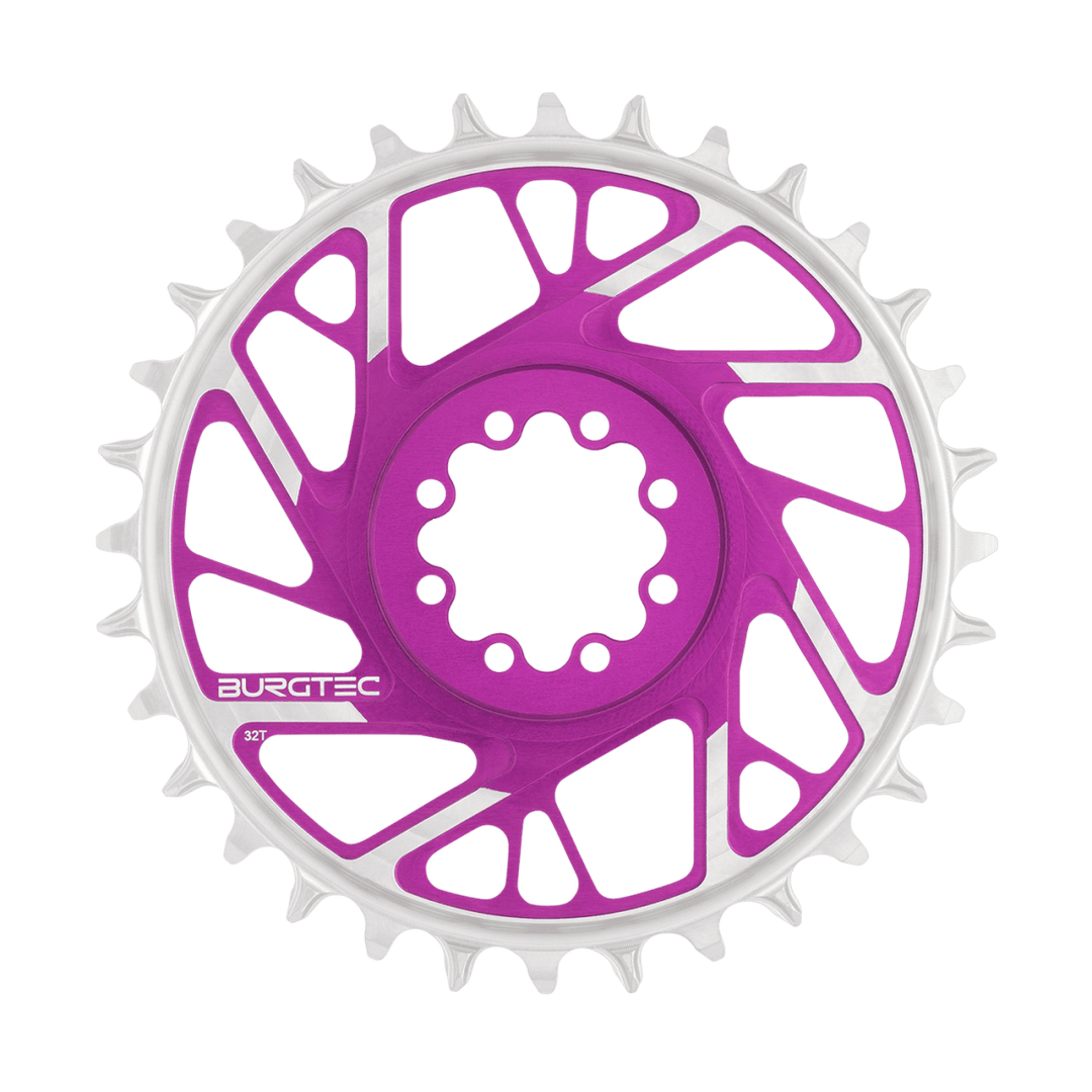Burgtec 3mm Offset Thick Thin Chainring For SRAM 8 Bolt