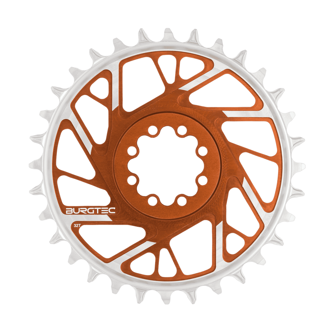 Burgtec 3mm Offset Thick Thin Chainring For SRAM 8 Bolt