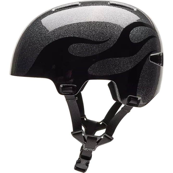 Fox Flight Silver Metal Helmet