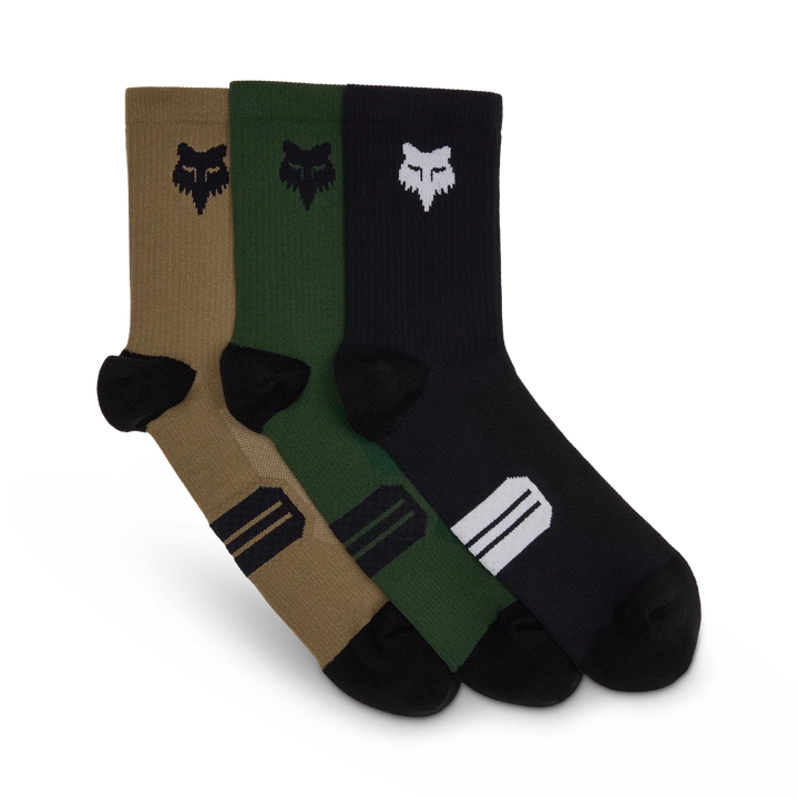 Fox Ranger 6" Socks Prepack Set Of 3 Pairs