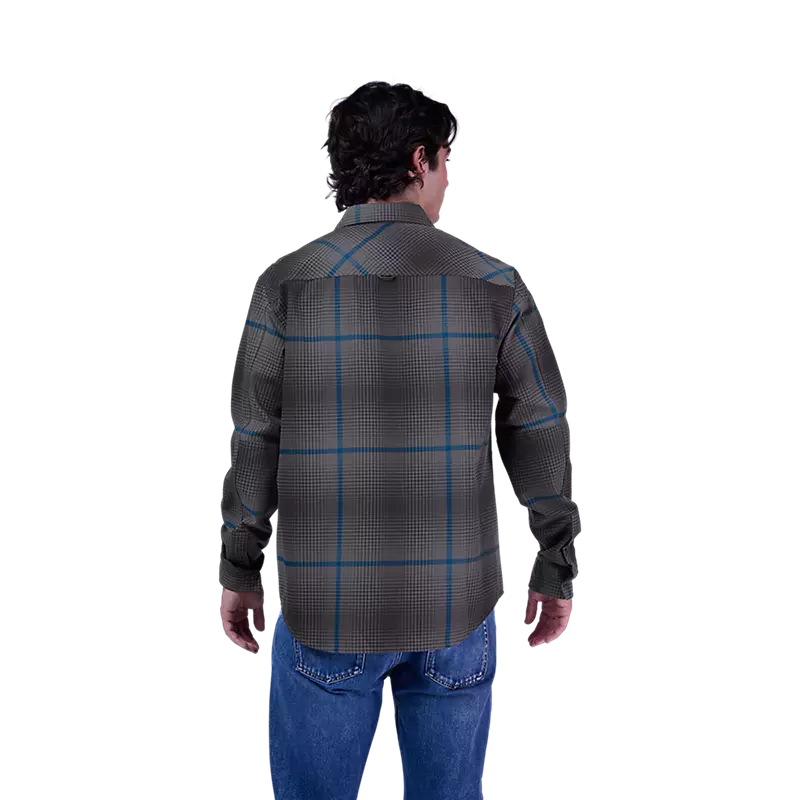 Fox Survivalist Fire Long Sleeve Flannel Shirt