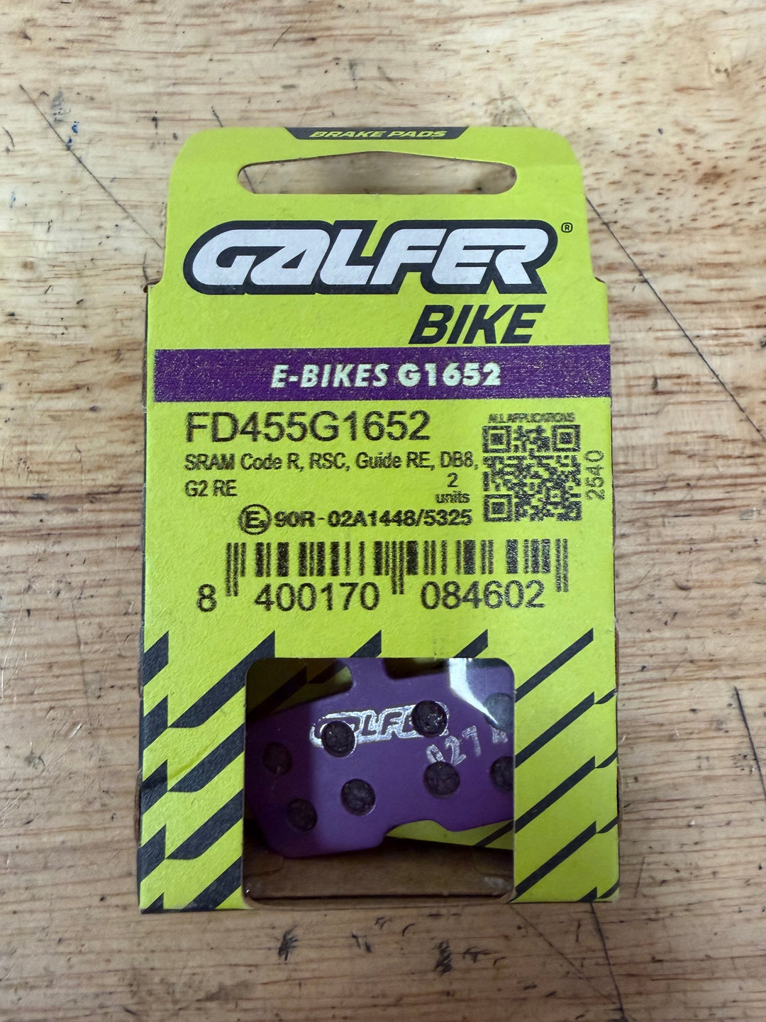 Galfer SRAM Code R/DB8 Disc Brake Pads