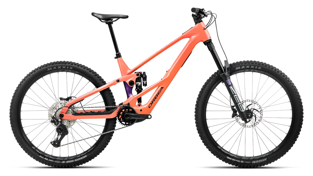 2027 Orbea Wild LT H20 EMTB Wild Orange -Royal Plum (Gloss)