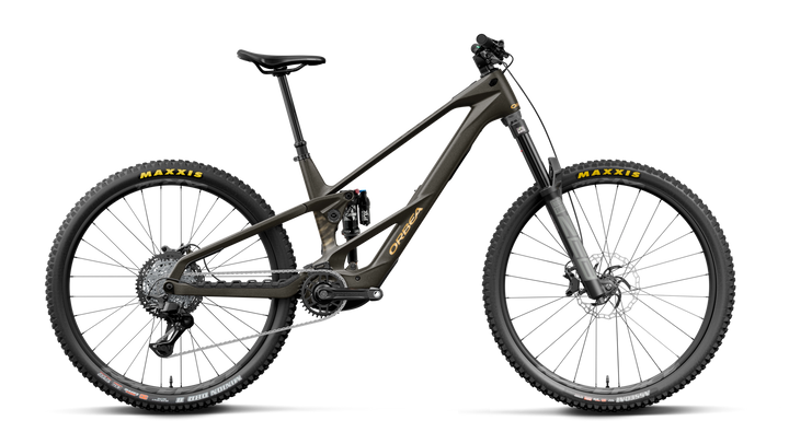 2027 Orbea Wild LT M20 EMTB Magic Gold C. View (Matt) - Titan Gold (Gloss)