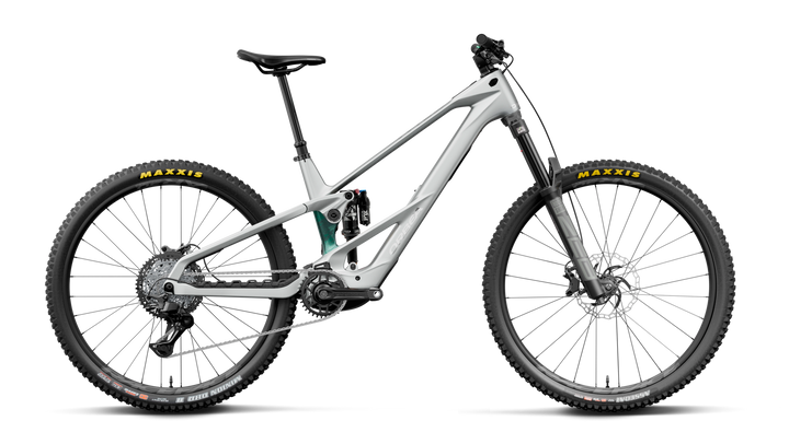 2027 Orbea Wild LT M20 EMTB Smooth Silver (Matt) - Escape Green C. View (Gloss)