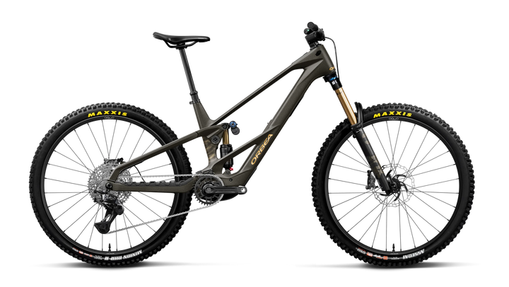 2027 Orbea Wild LT M10 EMTB Magic Gold C. View (Matt) - Titan Gold (Gloss)