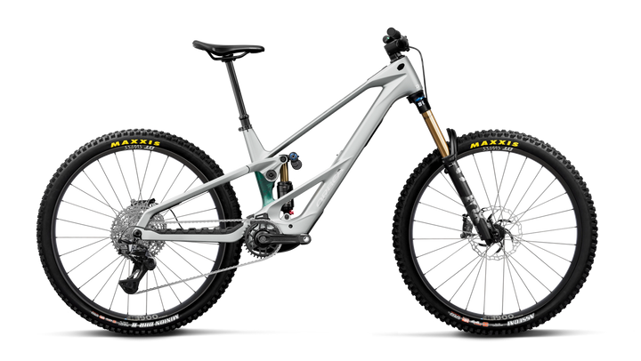 2027 Orbea Wild LT M10 EMTB Smooth Silver (Matt) - Escape Green C. View (Gloss)