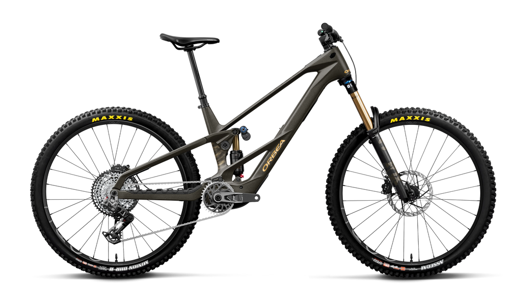 2027 Orbea Wild LT M-Team RS EMTB Magic Gold C. View (Matt) - Titan Gold (Gloss)