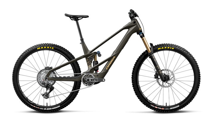 2027 Orbea Wild LT M-Team RS EMTB Magic Gold C. View (Matt) - Titan Gold (Gloss)