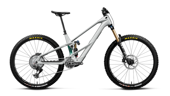 2027 Orbea Wild LT M-Team RS EMTB Smooth Silver (Matt) - Escape Green C. View (Gloss)