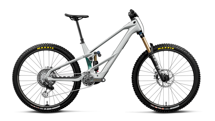2027 Orbea Wild LT M-LTD RS EMTB Smooth Silver (Matt) - Escape Green C. View (Gloss)