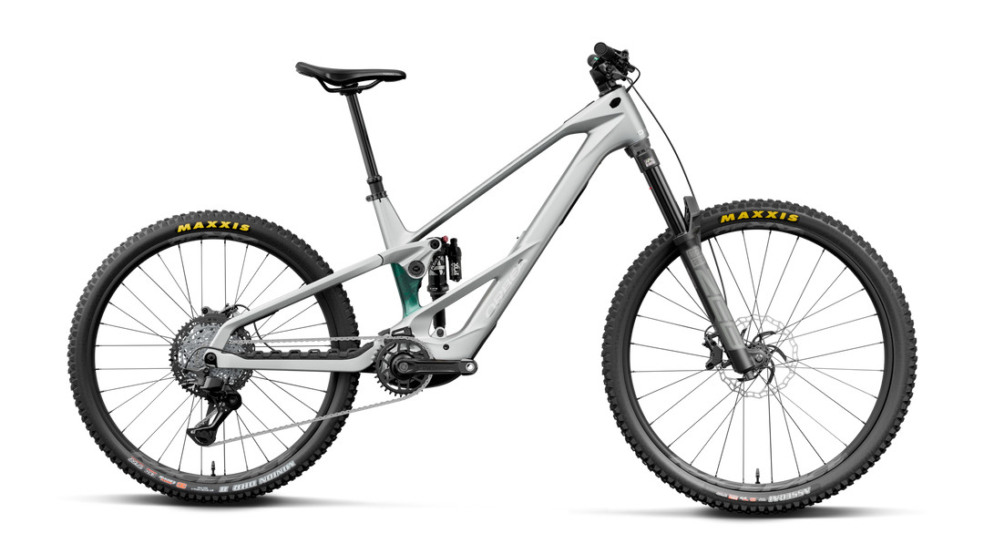 2027 Orbea Wild LT M20 Mullet EMTB Smooth Silver (Matt) - Escape Green C. View (Gloss)