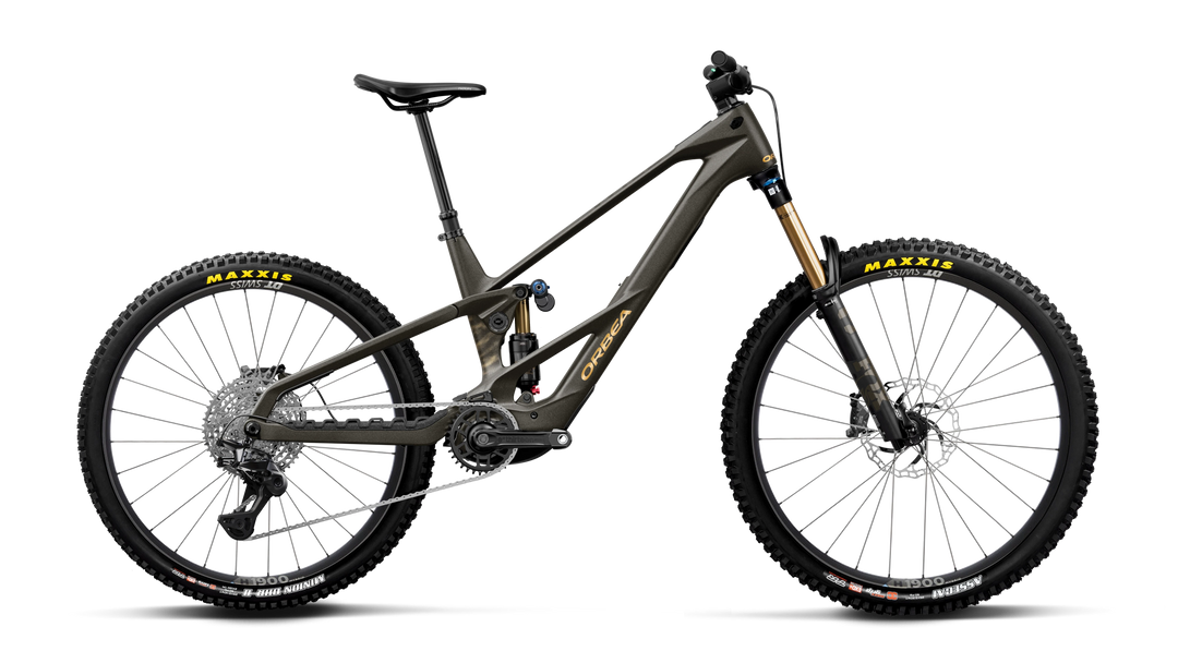 2027 Orbea Wild LT M10 Mullet EMTB Magic Gold C. View (Matt) - Titan Gold (Gloss)