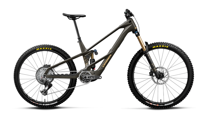 2027 Orbea Wild LT M-Team RS Mullet EMTB Magic Gold C. View (Matt) - Titan Gold (Gloss)