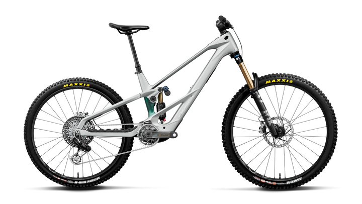 2027 Orbea Wild LT M-LTD RS Mullet EMTB Smooth Silver (Matt) - Escape Green C. View (Gloss)