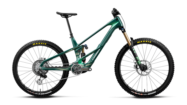 2027 Orbea Wild LT M-LTD RS Mullet EMTB Escape Green C. View - Mintalized (Gloss)