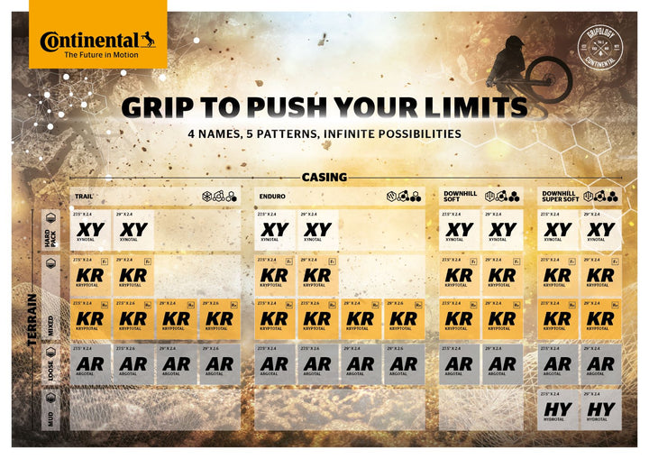 Continental Kryptotal Downhill Rear Tyre Supersoft