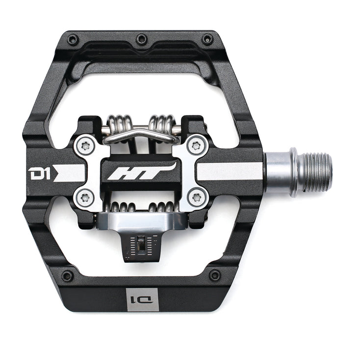 HT D-1 1/2 Clip Pedals Black