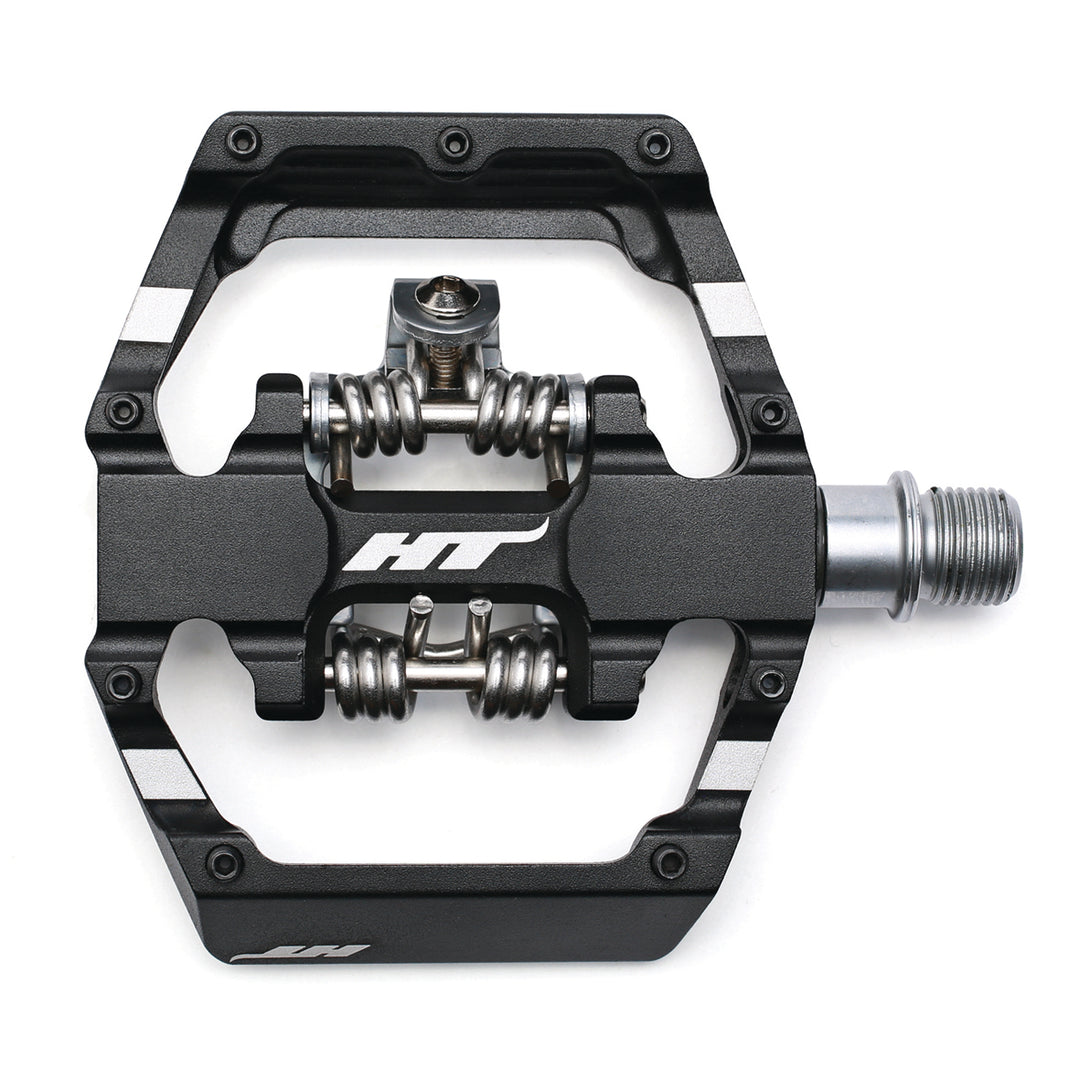 HT D-1 1/2 Clip Pedals Black