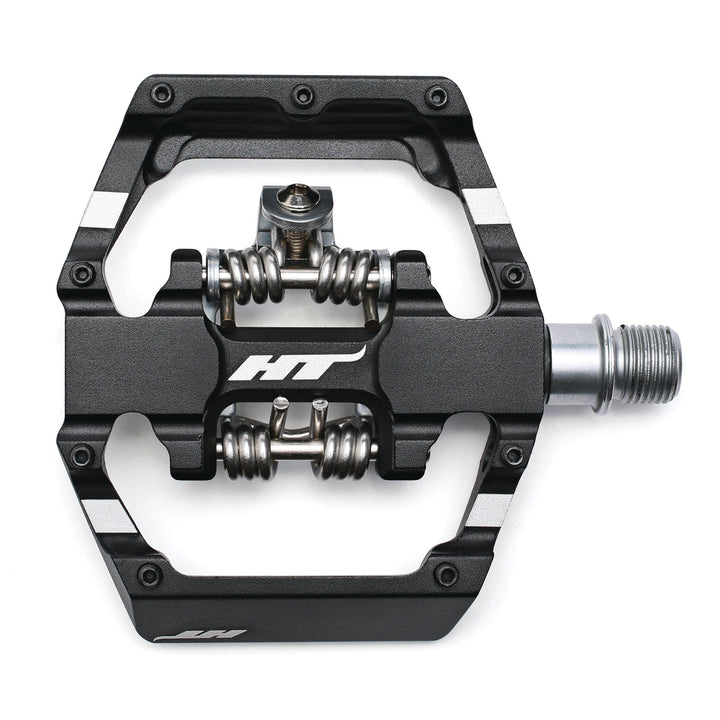 HT D-1 1/2 Clip Pedals Black