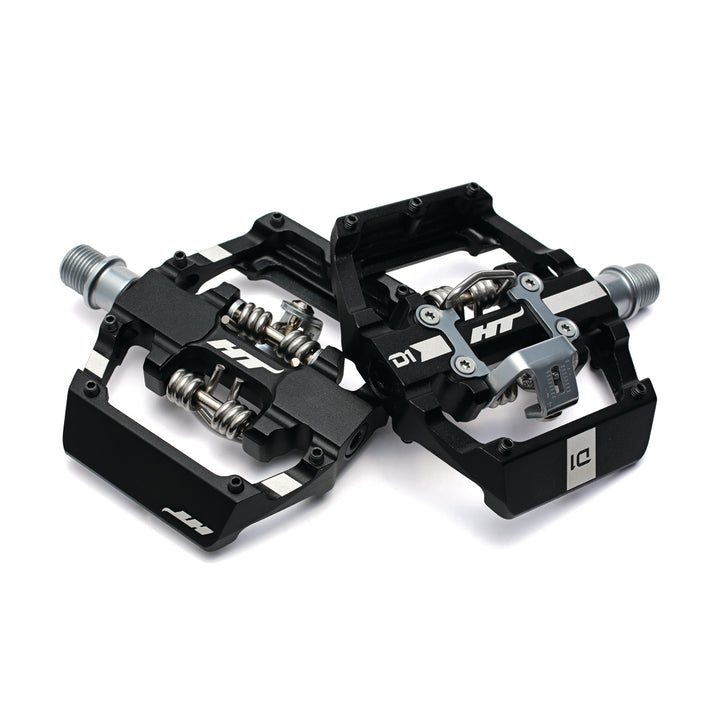HT D-1 1/2 Clip Pedals Black