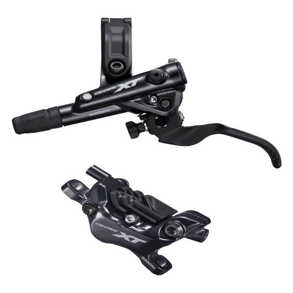 Shimano BR-M8120/BL-M8100 XT 4 pot bled brake lever/post mount calliper